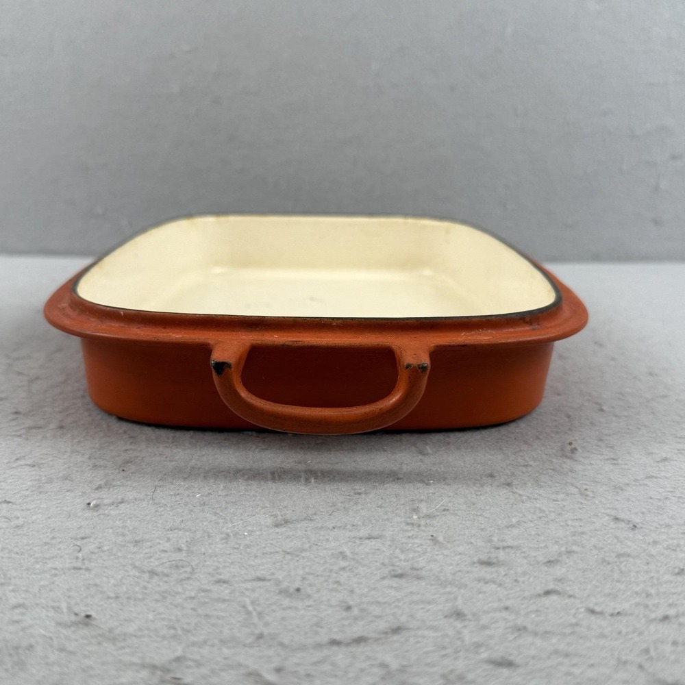 Dansk Orecast Rectangular Skillet Lid Baker Orange Quistgaard JHQ As-Is - Picture 6 of 13